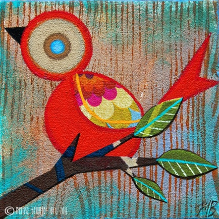 "Red Tweet" 2012
6"x6" "Red Tweet" 2012
6"x6"